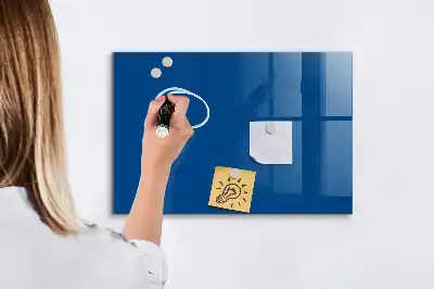 Magnetická popisovacia tabuľa v námorníckej modrej farbe