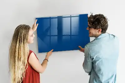 Magnetická popisovacia tabuľa v námorníckej modrej farbe