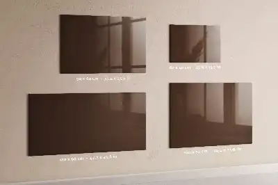 Magnetická popisovateľná tabuľa v hnedej farbe