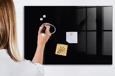 Magnetická popisovacia tabuľa v čiernej farbe