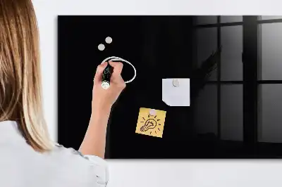 Magnetická popisovacia tabuľa v čiernej farbe