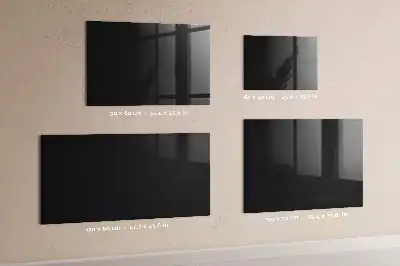 Magnetická popisovacia tabuľa v čiernej farbe