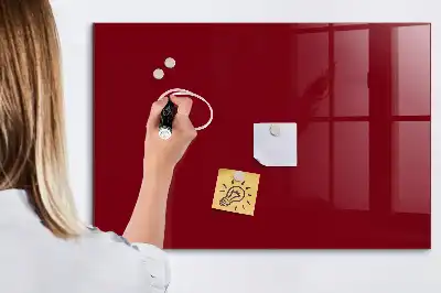 Magnetická popisovateľná tabuľa v bordovej farbe