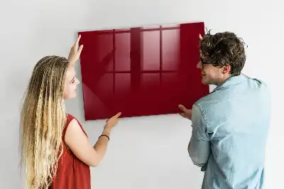 Magnetická popisovateľná tabuľa v bordovej farbe