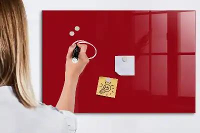 Magnetická popisovacia tabuľa červená