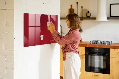 Magnetická popisovacia tabuľa červená