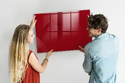 Magnetická popisovacia tabuľa červená
