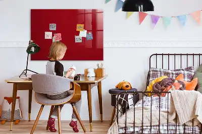 Magnetická popisovacia tabuľa červená