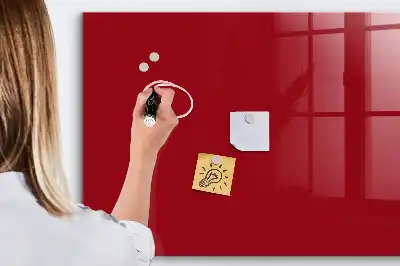 Magnetická popisovacia tabuľa červená