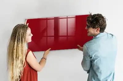 Magnetická popisovacia tabuľa červená