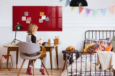 Magnetická popisovacia tabuľa červená