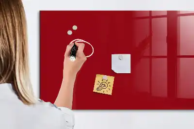 Magnetická popisovacia tabuľa červená