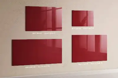 Magnetická popisovacia tabuľa červená