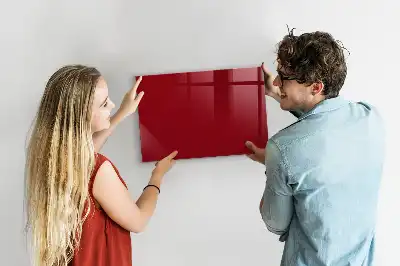 Magnetická popisovacia tabuľa červená