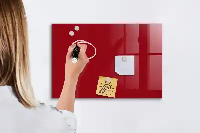 Magnetická popisovacia tabuľa červená