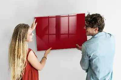 Magnetická popisovacia tabuľa červená