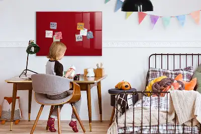 Magnetická popisovacia tabuľa červená
