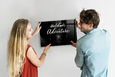 Magnetická popisovateľná tabuľa s motívom dobrodružstvo v prírode