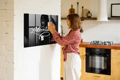 Magnetická popisovacia tabuľa vzor dobrodružstvo
