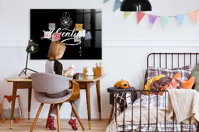 Magnetická popisovacia tabuľa vzor dobrodružstvo