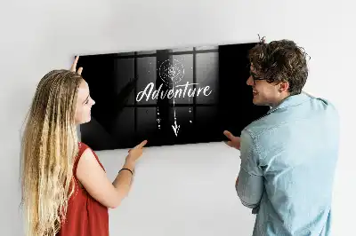 Magnetická popisovateľná tabuľa motív Dobrodružstvo