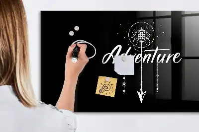 Magnetická popisovateľná tabuľa motív Dobrodružstvo