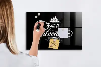 Magnetická popisovacia tabuľa s motívom dobrodružstva
