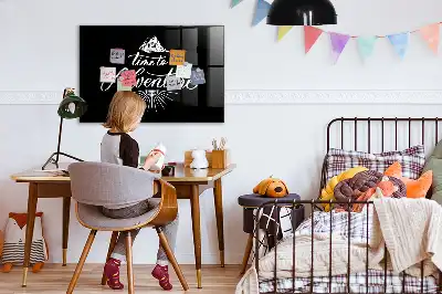Magnetická popisovacia tabuľa s motívom dobrodružstva