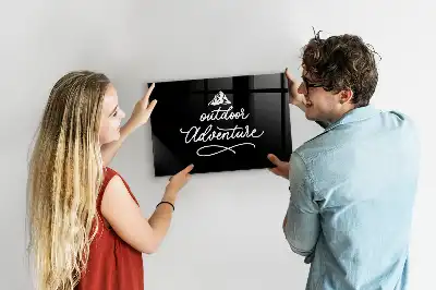 Magnetická popisovateľná tabuľa s motívom dobrodružstvo v prírode