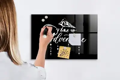 Magnetická popisovacia tabuľa s motívom Dobrodružstvo