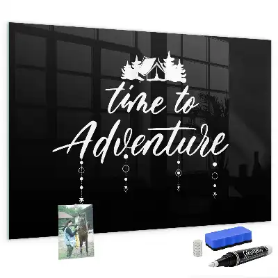 Magnetická popisovateľná tabuľa motív Čas na dobrodružstvo