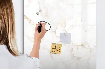 Magnetická tabuľa na kreslenie elegantný mramorový dizajn