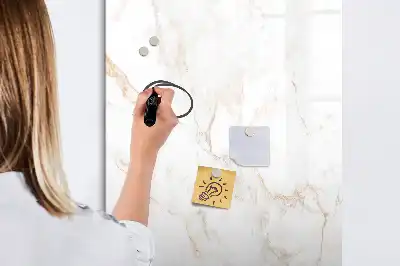 Magnetická tabuľa na kreslenie elegantný mramorový dizajn