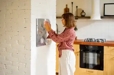 Magnetická kresliaca tabuľa s motívom akvarelových rastlín