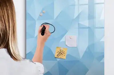 Magnetická tabuľa na kreslenie motív abstrakcia trojuholníkov