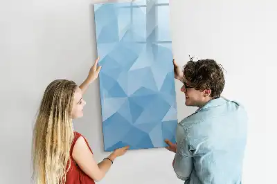 Magnetická tabuľa na kreslenie motív abstrakcia trojuholníkov