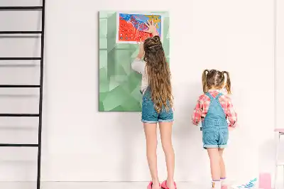 Magnetická tabuľa na kreslenie vzor abstrakcia trojuholníkov