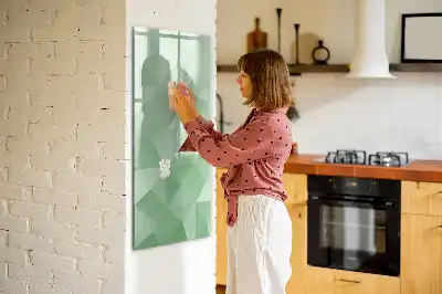 Magnetická tabuľa na kreslenie vzor abstrakcia trojuholníkov