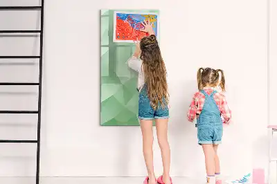 Magnetická tabuľa na kreslenie vzor abstrakcia trojuholníkov