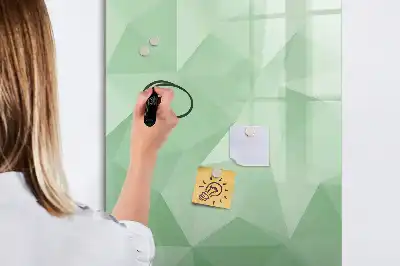 Magnetická tabuľa na kreslenie vzor abstrakcia trojuholníkov