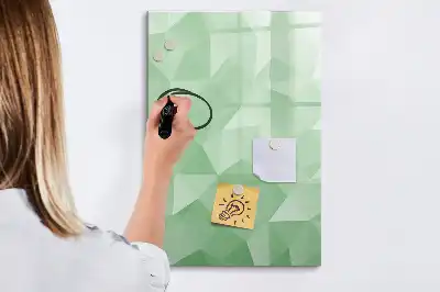 Magnetická tabuľa na kreslenie vzor abstrakcia trojuholníkov