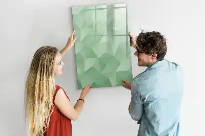 Magnetická tabuľa na kreslenie vzor abstrakcia trojuholníkov