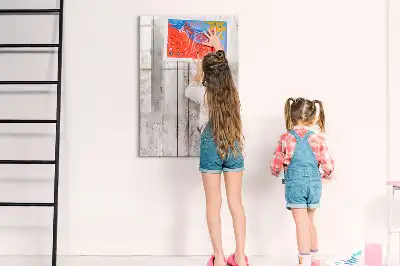 Magnetická kresliaca tabuľa drevená
