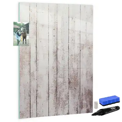 Magnetická kresliaca tabuľa drevená