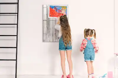 Magnetická kresliaca tabuľa drevená