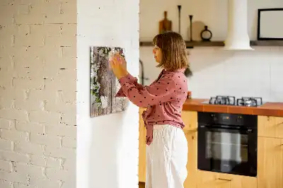Magnetická tabuľa na kreslenie motív kvety na doskách