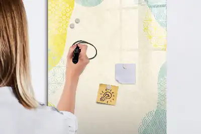 Magnetická kresliaca tabuľa v dekoratívnom rámčeku