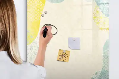 Magnetická kresliaca tabuľa v dekoratívnom rámčeku
