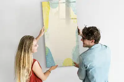 Magnetická kresliaca tabuľa v dekoratívnom rámčeku