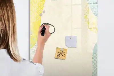 Magnetická kresliaca tabuľa v dekoratívnom rámčeku